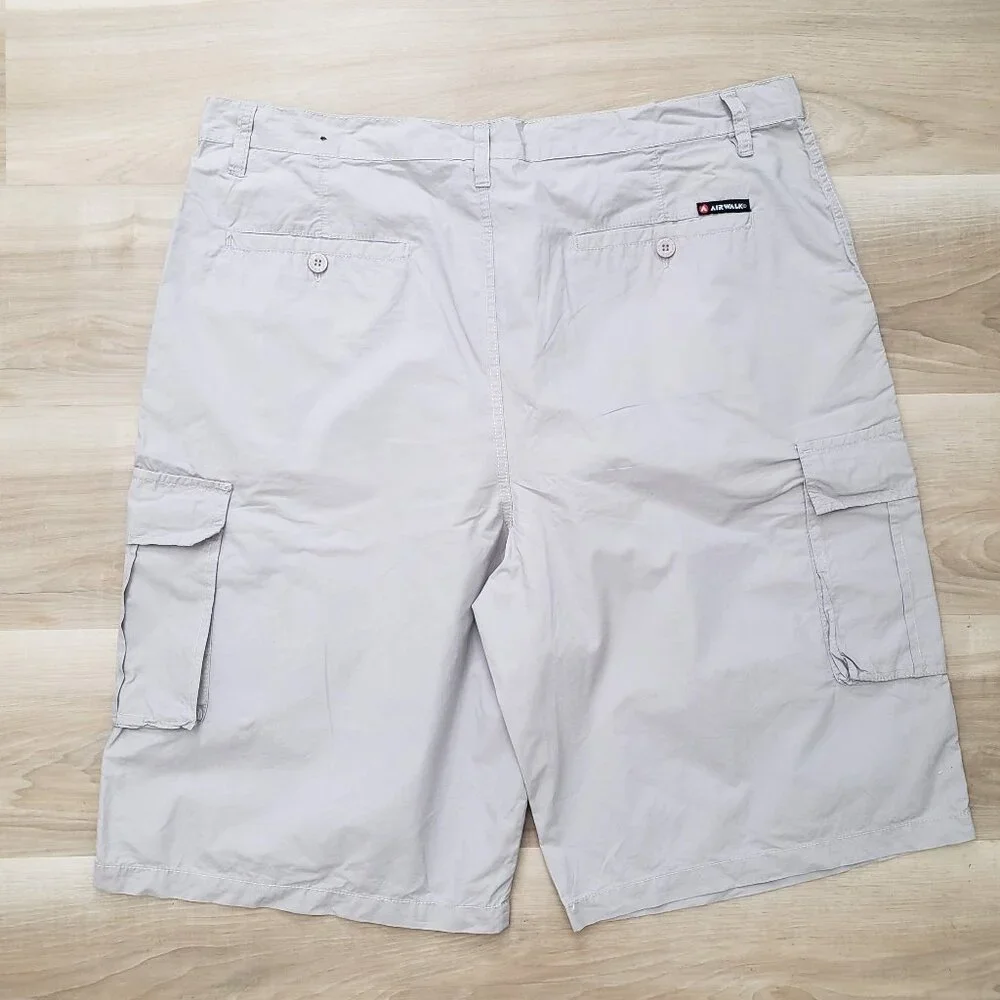 Airwalk Men's Cargo Shorts Khaki Tan Brown Size 38
